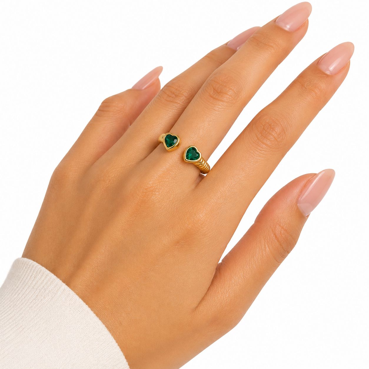 Heart Open Ring