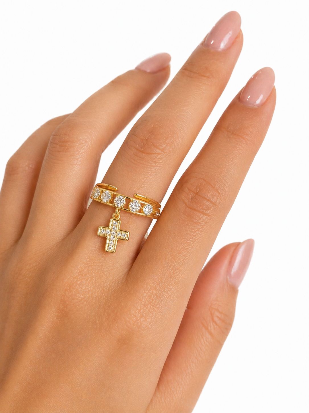 Golden Charm Ring
