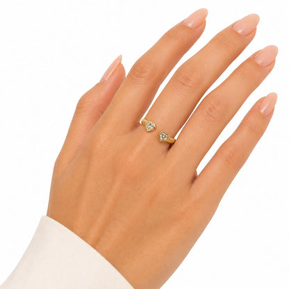 Heart Open Ring
