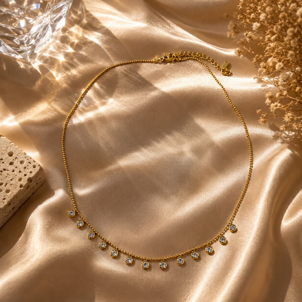 Diamond Rain Necklace