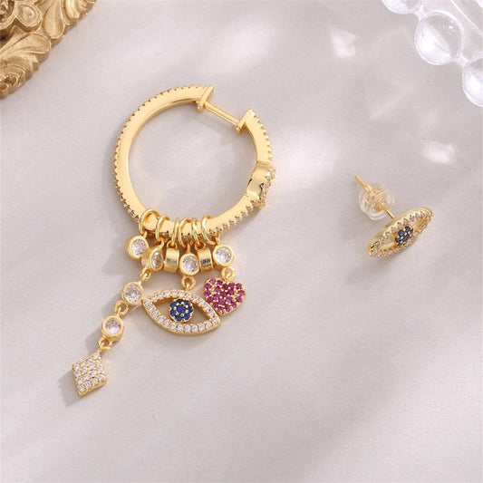 Earring Moon + Eyes