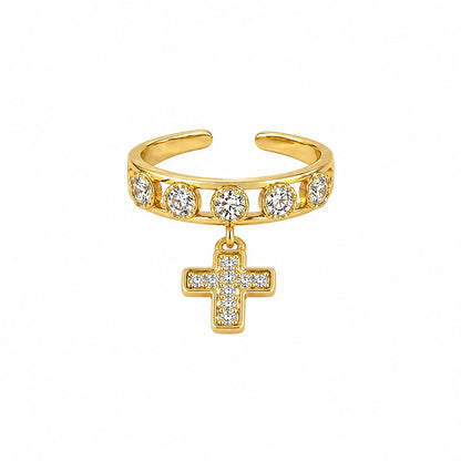 Golden Charm Ring
