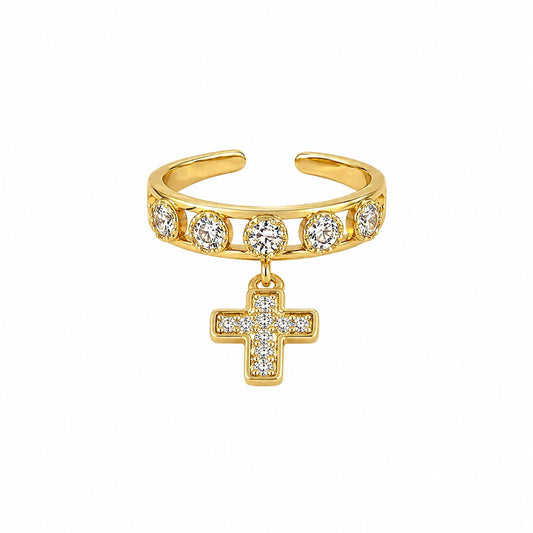 Golden Charm Ring