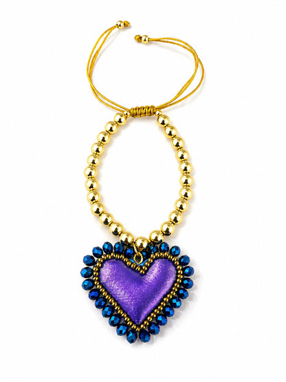 Golden Adjustable Heart