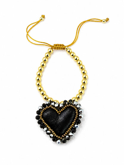 Golden Adjustable Heart
