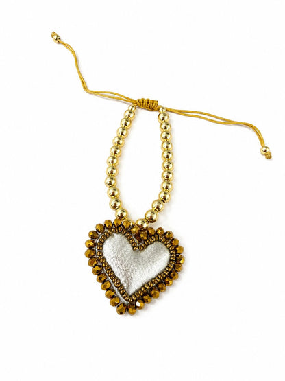 Golden Adjustable Heart