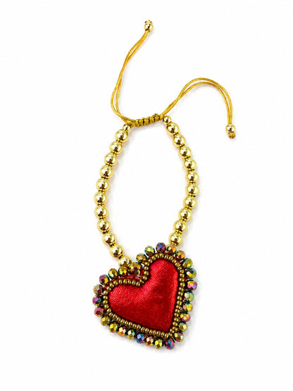Golden Adjustable Heart